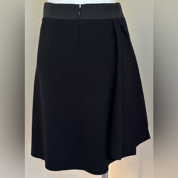 J Crew Black Layered Ruffle Shirt. 80% Wool Elastic Waist Thick Material… - Picture 4 of 14